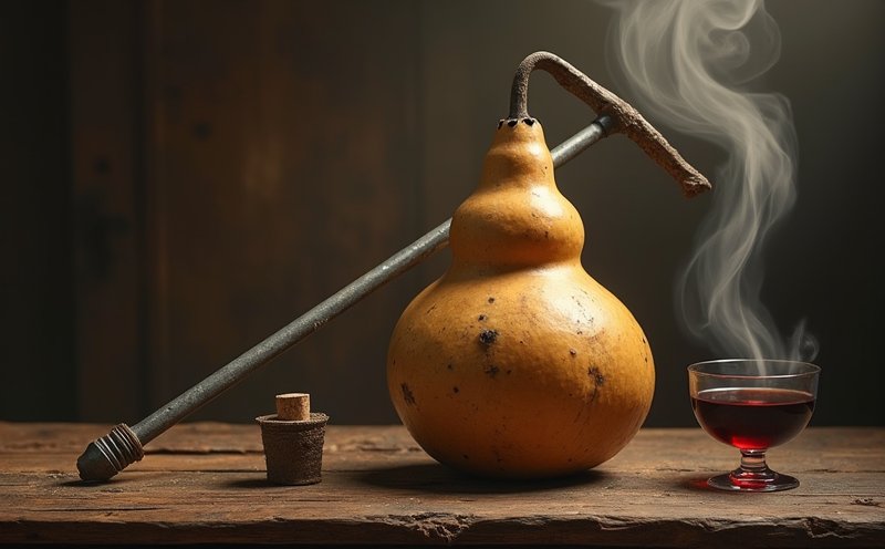 鐵拐李聖誕鐵拐葫蘆與酒杯的仙家陳設