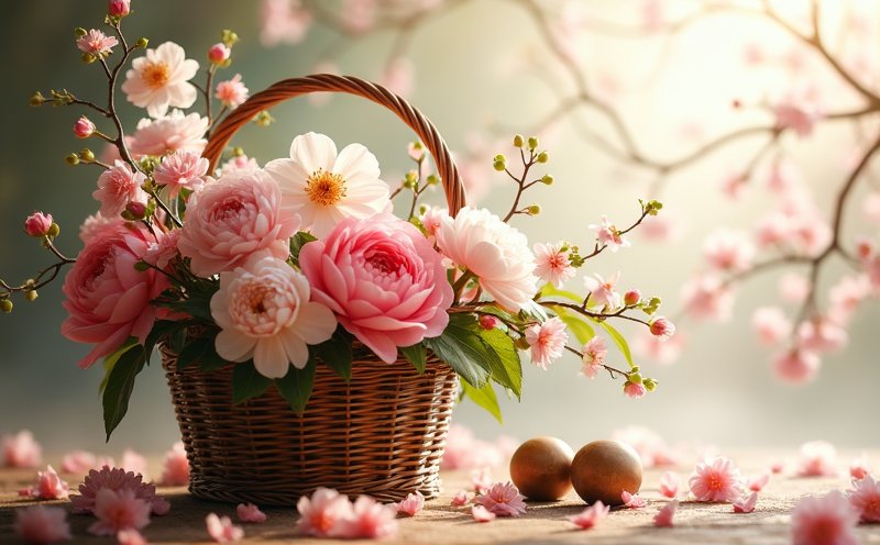 八仙藍采和 花籃鮮花