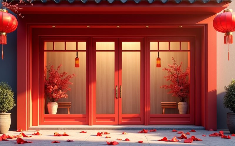 開市紅門鞭炮紙屑的初五開工場景