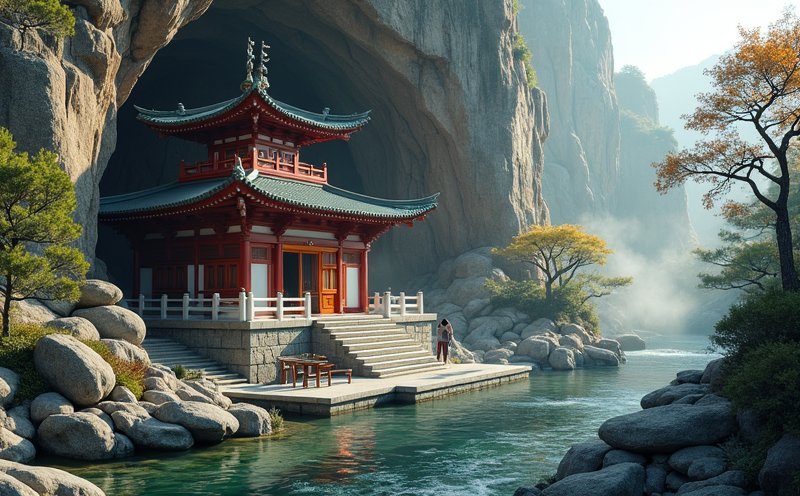 清水巖畔山寺清泉的祖師意象