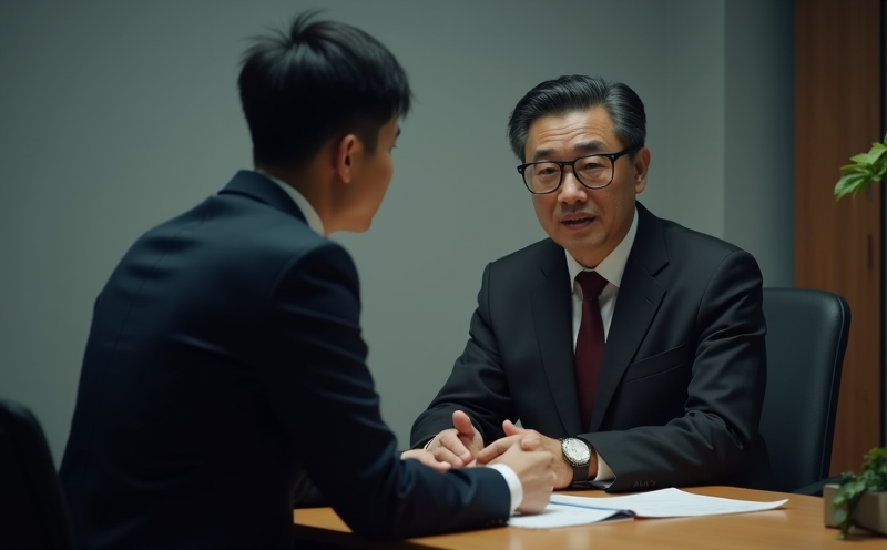 主管於辦公室嚴厲斥責部屬的月刑紀律警示場景