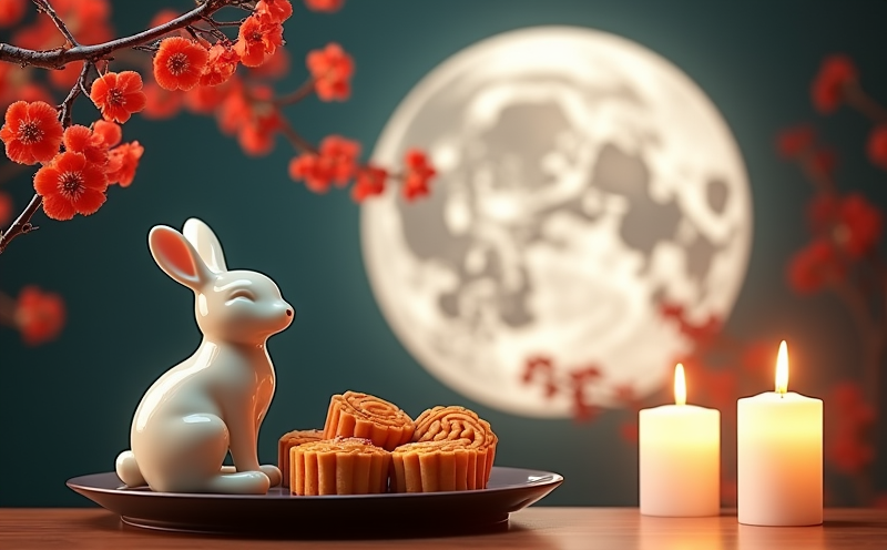 月德神桌玉兔月光月餅桂花並陳的月德吉日陳設