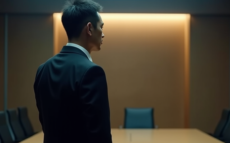 主管於辦公室獨自面對空會議室強勢孤立的孤陽缺乏合作場景