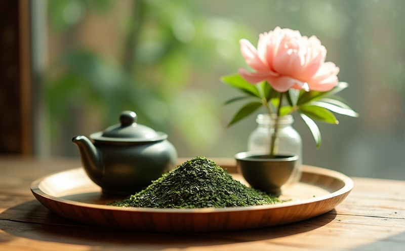 穀雨春茶茶具與牡丹花的雨生百穀陳設